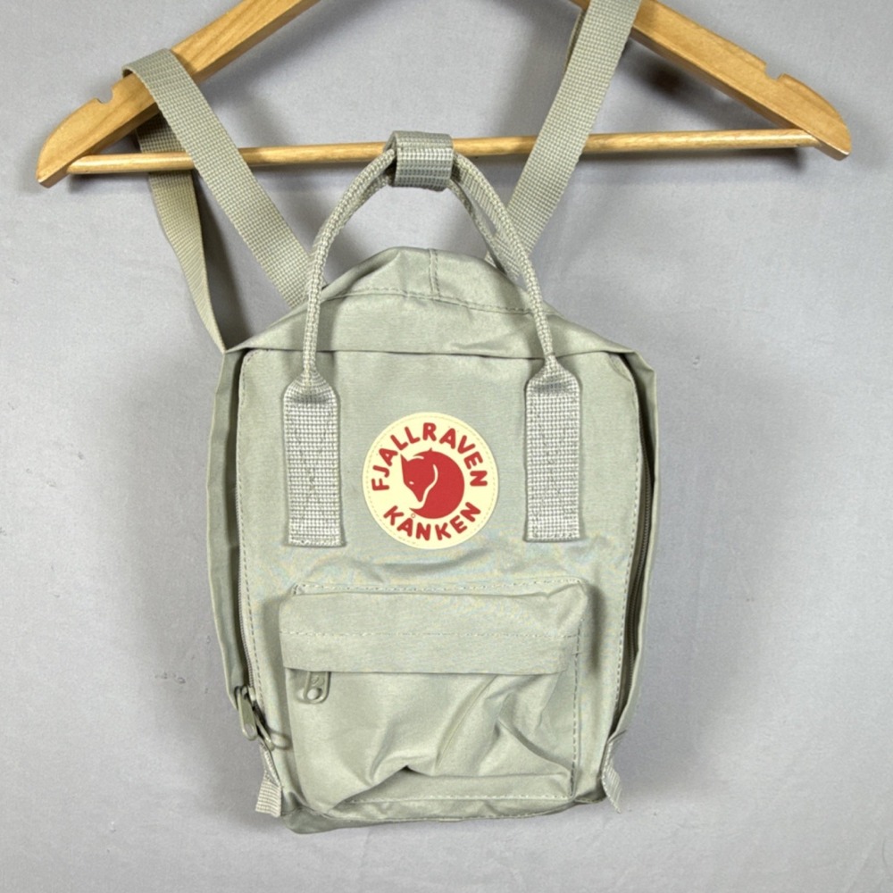 Fjällräven Kanken Small Gray Backpack Adjustable Strap Pockets Classic Outdoor